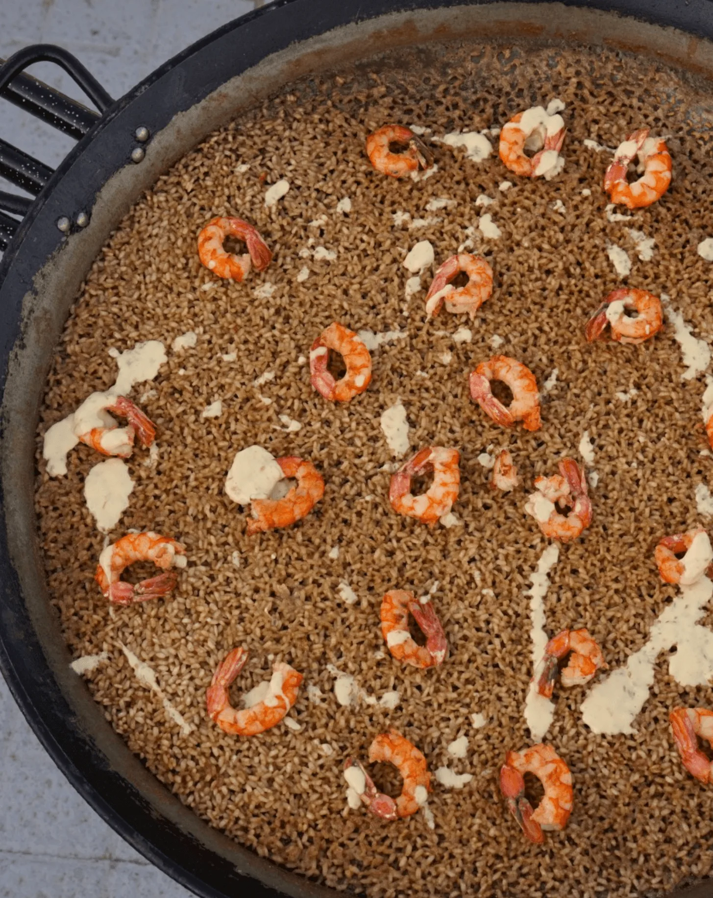 Catering arròs melós gambes Sabadell Barcelona