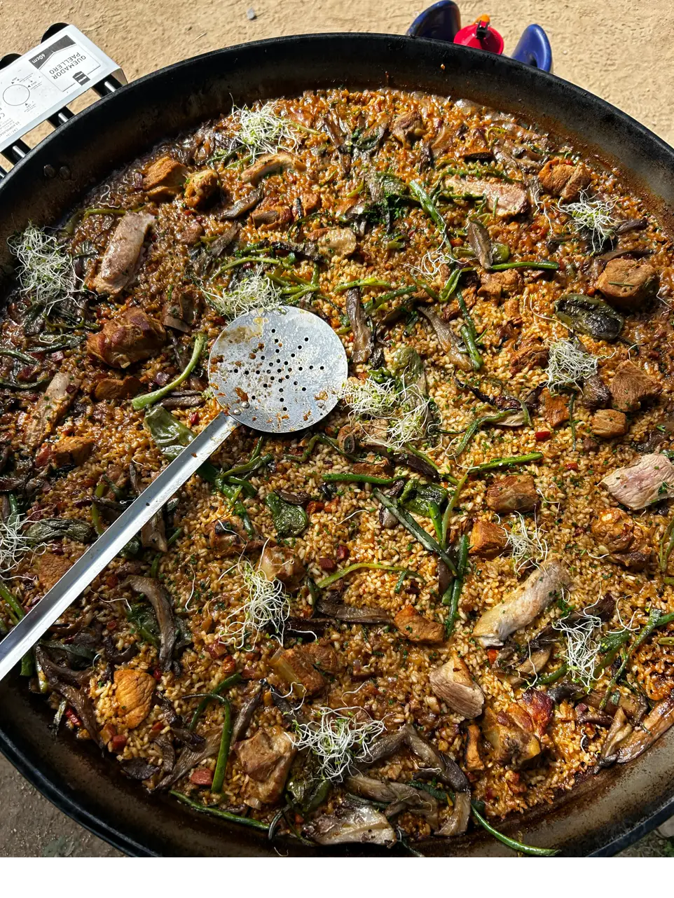 Catering paella directo evento Sabadell Barcelona