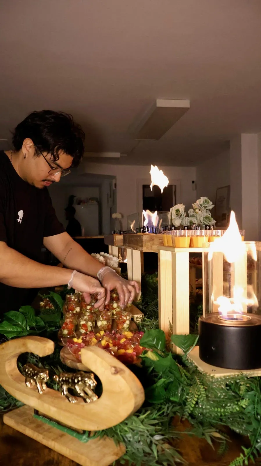 Catering chef tartar gourmet Barcelona