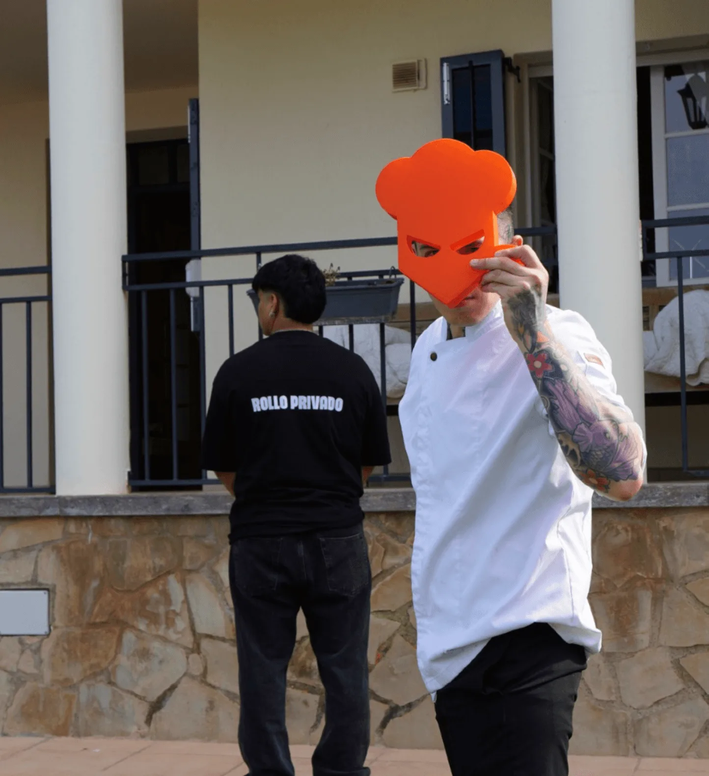 Showcooking en terraza con cocina en vivo para eventos en Barcelona